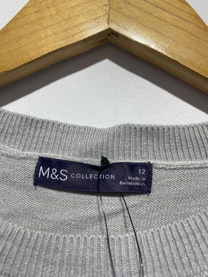 MARK&SPENCER|M|BUST 19|Supersoft Star Crew Neck Jumper