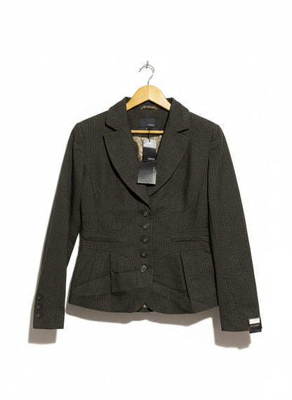 NEXT |M|BUST 18|WOMEN'S BROWN PINSTRIPE TAILORED BLAZER