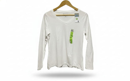 PRIMARK|M|BUST 17|Tech Long Sleeve T-Shirt  WHITE
