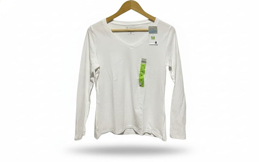 PRIMARK|M|BUST 17|Tech Long Sleeve T-Shirt  WHITE