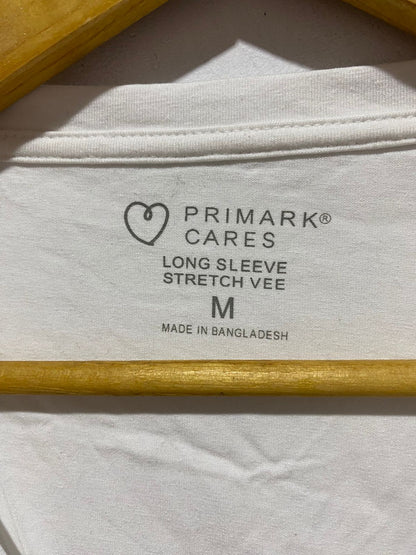 PRIMARK|M|BUST 17|Tech Long Sleeve T-Shirt  WHITE