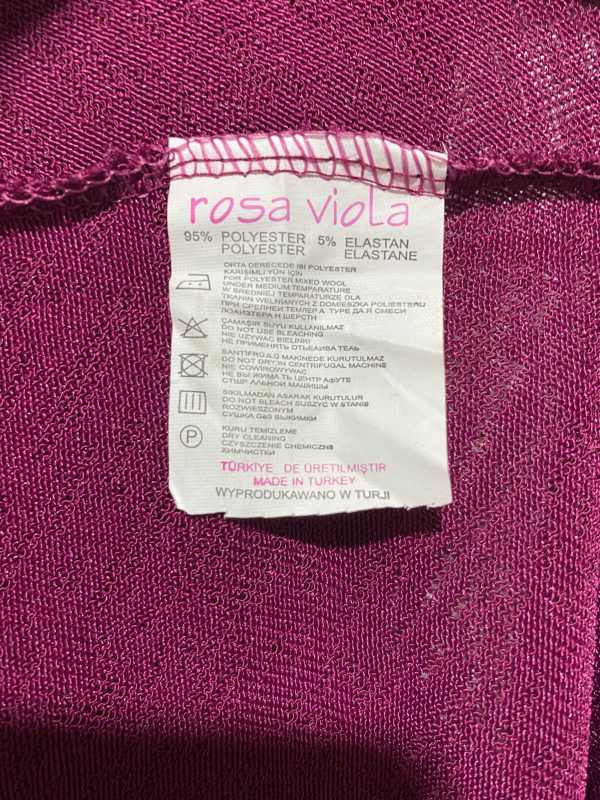 ROSA VIOLA|S/M|BUST 18|MAROON ASYMMETRIC DUSTER CARDIGAN WITH CROCHET LACE BACK PANEL AND CUFFS