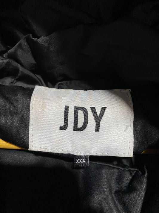 JDY| XXL|BUST 25|BLACK LONG HOODED PUFFER COAT