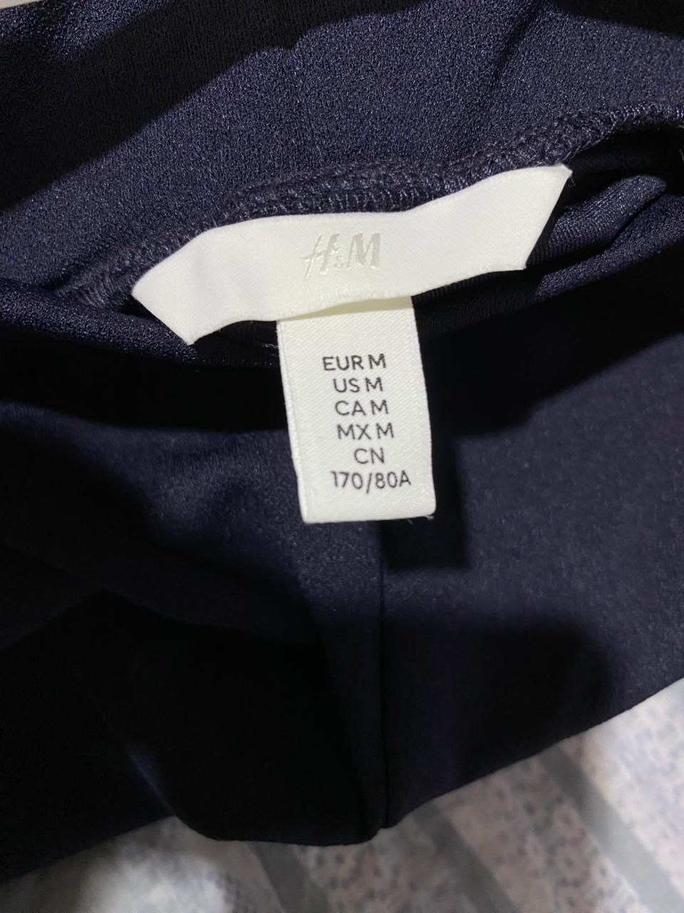 H&M |M| WAIST 28| C8| NAVY BLUE TAILORED TROUSERS