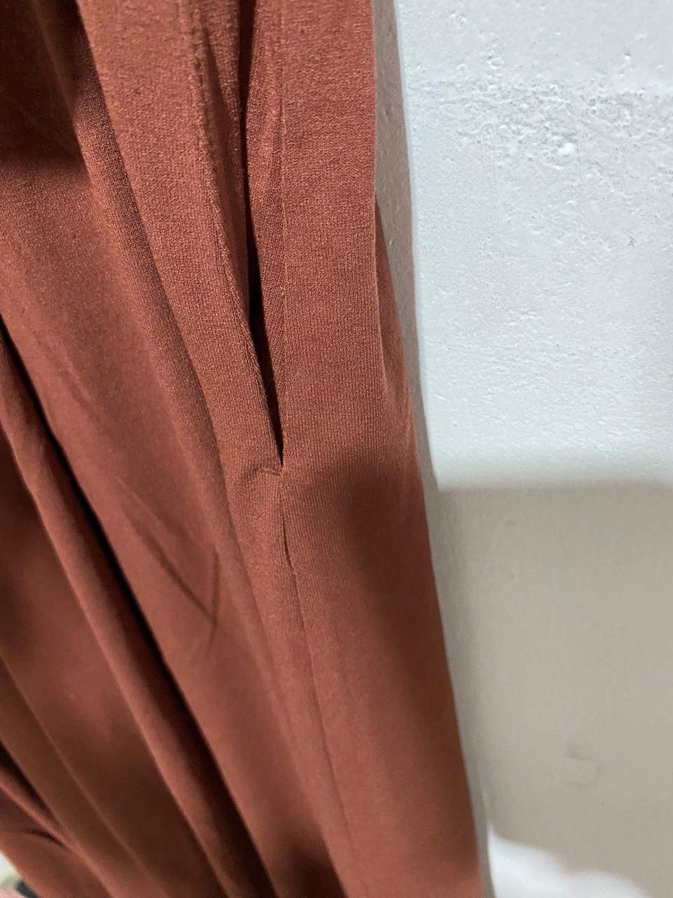 UNIQLO|S|WAIST 28|BROWN WIDE-LEG CULOTTES