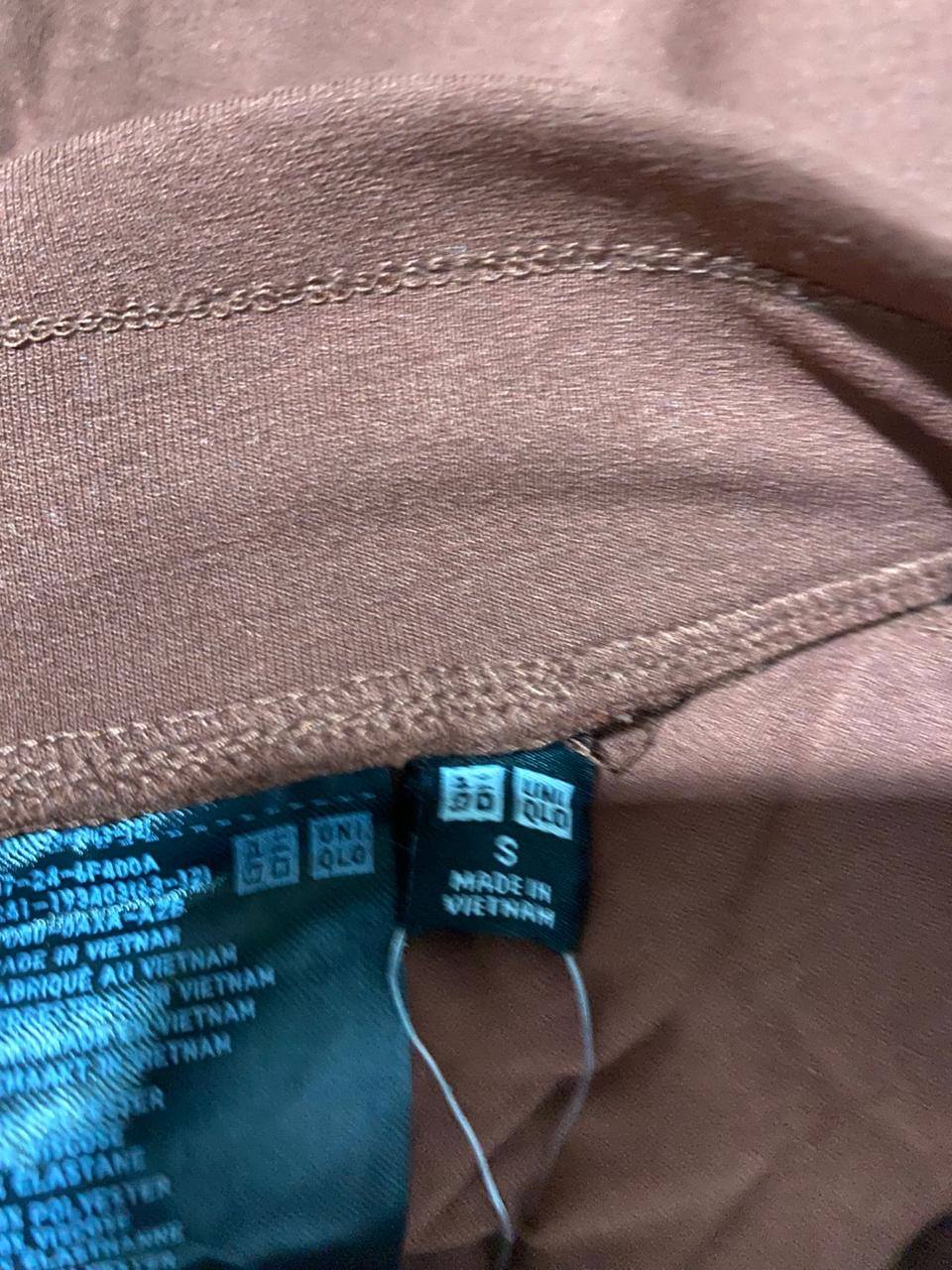 UNIQLO|S|WAIST 28|BROWN WIDE-LEG CULOTTES