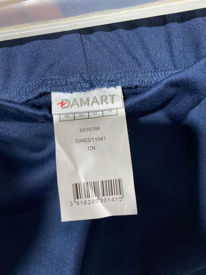 DAMARTXXL/XXXL|WAIST 40|NAVY BLUE SLIM ANKLE PANTS