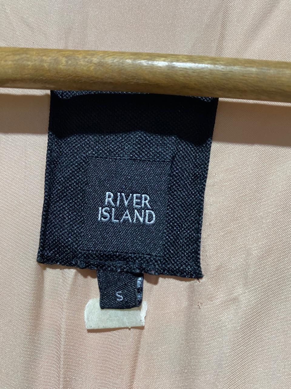 RIVER ISLAND|S/M|BUST 19| PRINTED KIMONO MIDI DRESS