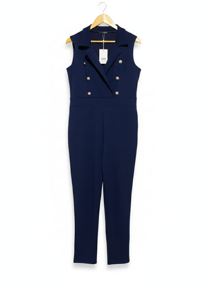 QUIZ|L|XL|BUST 19| Forever New Jacey Sleeveless Tux Jumpsuit