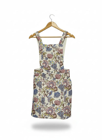 TOP SHOP |M|WAIST 30| Diamante Jacquard Pinafore Jump Suits