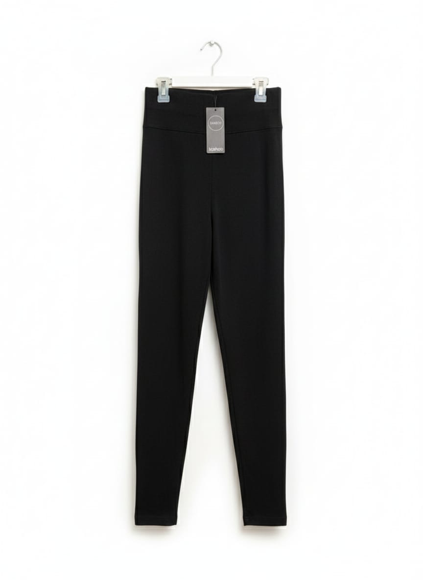 NIKE DRIFIT|LWAIST 26|WOMEN'S HIGH-WAISTED BLACK PONTE LEGGINGS