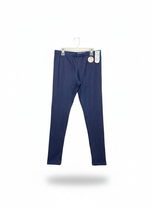 WONDER NATION |XL/XXL|WAIST 30| WOMEN'S NAVY BLUE HEATHERED PERFORMANCE LEGGINGS