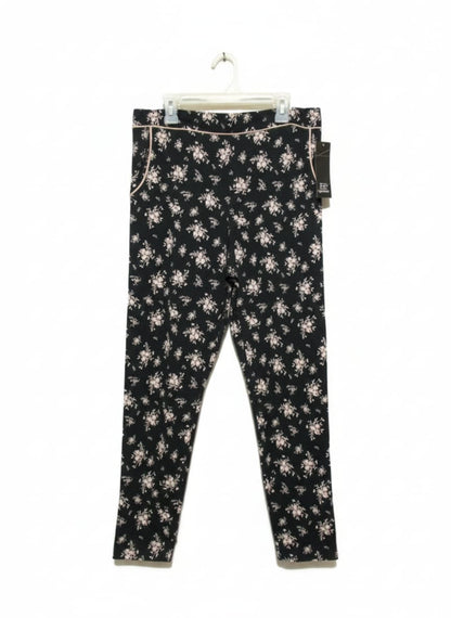 F&F SIGNATURE|XL|WAIST 34| WOMEN'S FLORAL PRINT ALESSIA CORDUROY PANTS