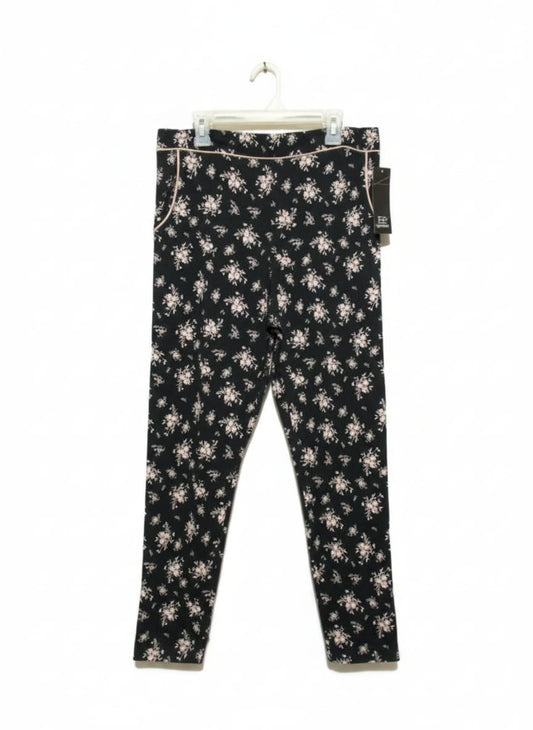 F&F SIGNATURE|XL|WAIST 34| WOMEN'S FLORAL PRINT ALESSIA CORDUROY PANTS