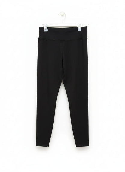 NIKE DRIFIT|M|WAIST 28|WOMEN'S BLACK HIGH-WAISTED SEAMLESS ATHLETIC LEGGINGS