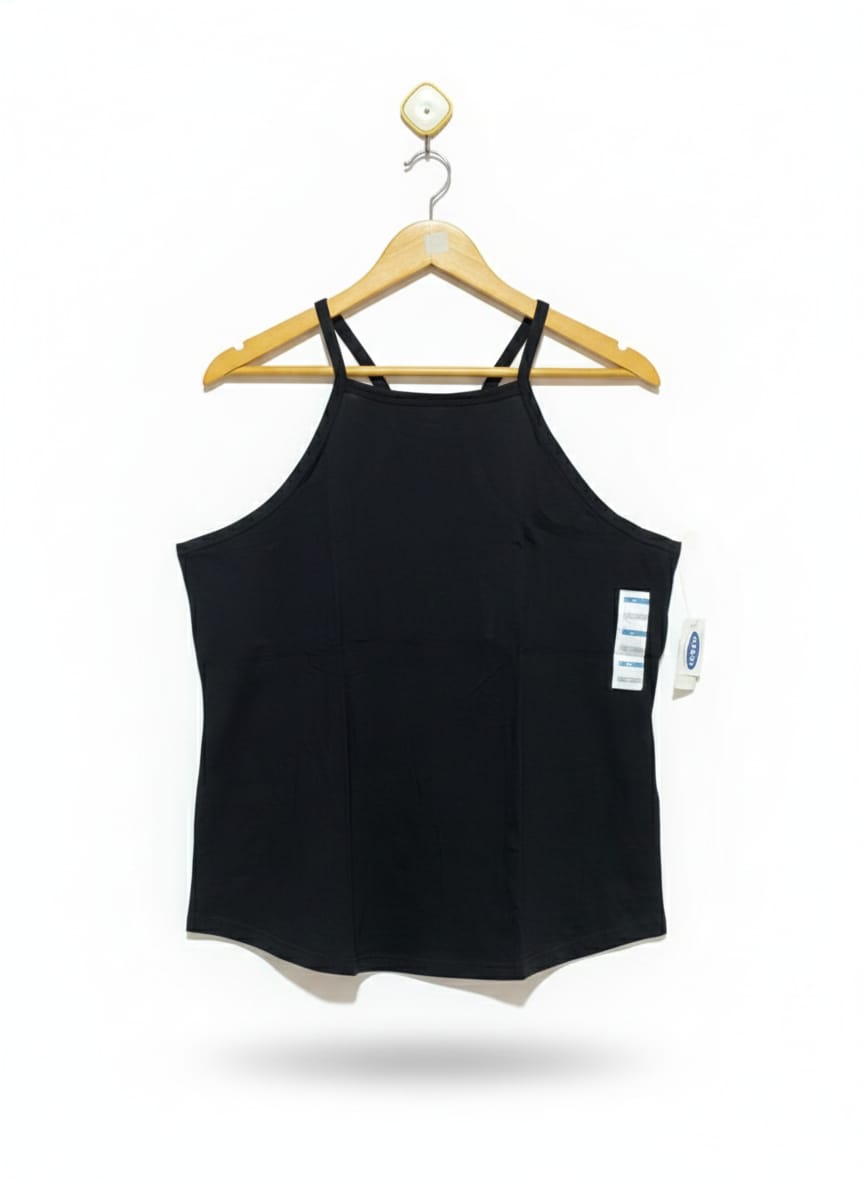 OLD NAVY|M/L|BUST 20|High Neck Strappy Shelf Tank Top