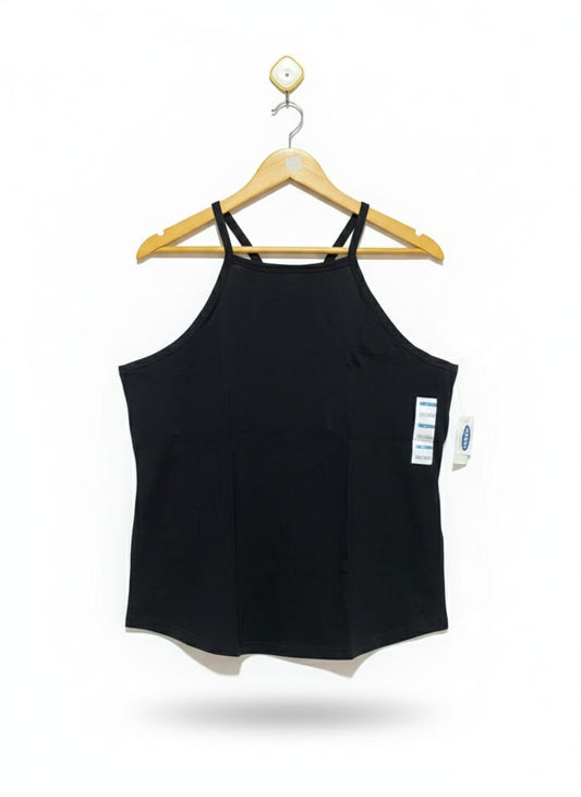 OLD NAVY|M/L|BUST 20|High Neck Strappy Shelf Tank Top