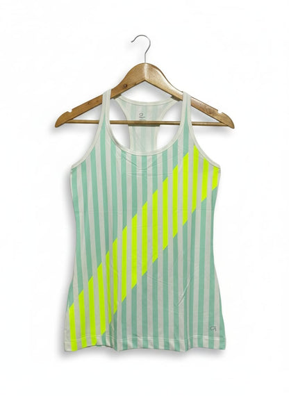 GAPFIT|S|BUST 15|Printed Racerback Tank Top