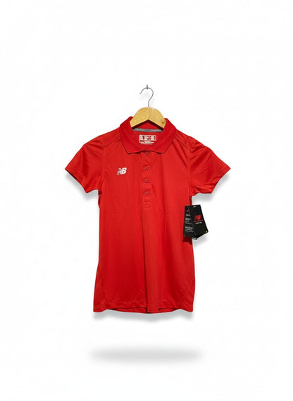 NEW BALANCE|XS|BUST 15| WOMEN'S PERFORMANCE TECH POLO SHIRT