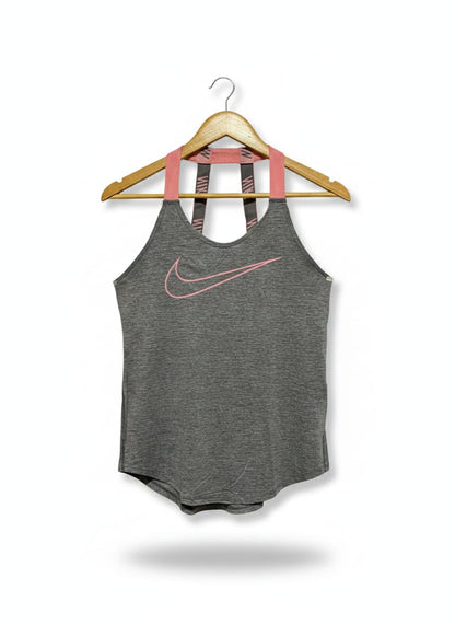 NIKE DRIFIT|XS|BUST 16|BREATHE ELASTIKA GRAPHIC TANK TOP