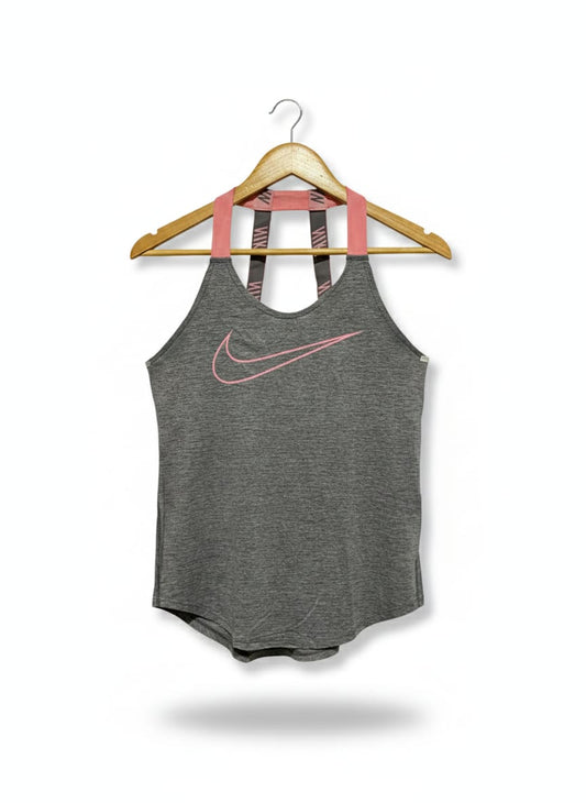 NIKE DRIFIT|XS|BUST 16|BREATHE ELASTIKA GRAPHIC TANK TOP