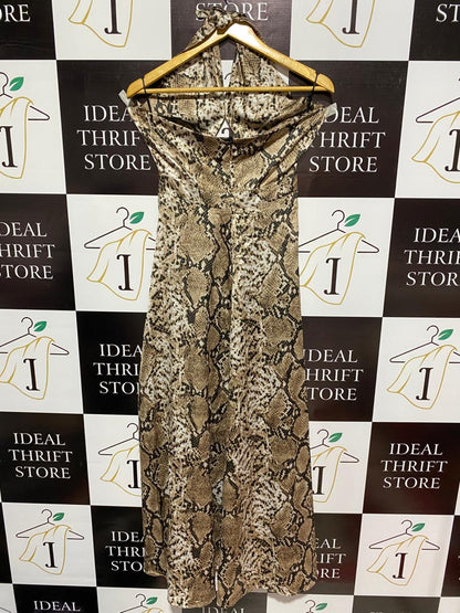 LIONESS|M|BUST 18|VIPER CUT OUT DETAIL MAXI DRESS