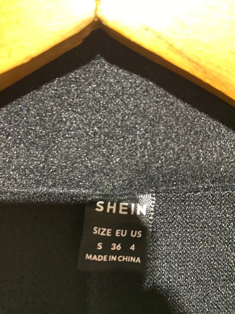 SHEIN |S|BUST 18|WIDE COLLAR FLARE COAT