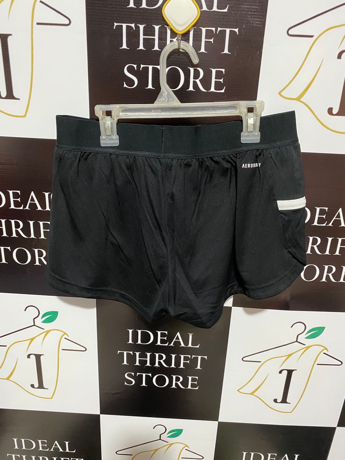 ADIDAS|L|WAIST 30| TEAM 19 RUNNING SPLIT SHORTS