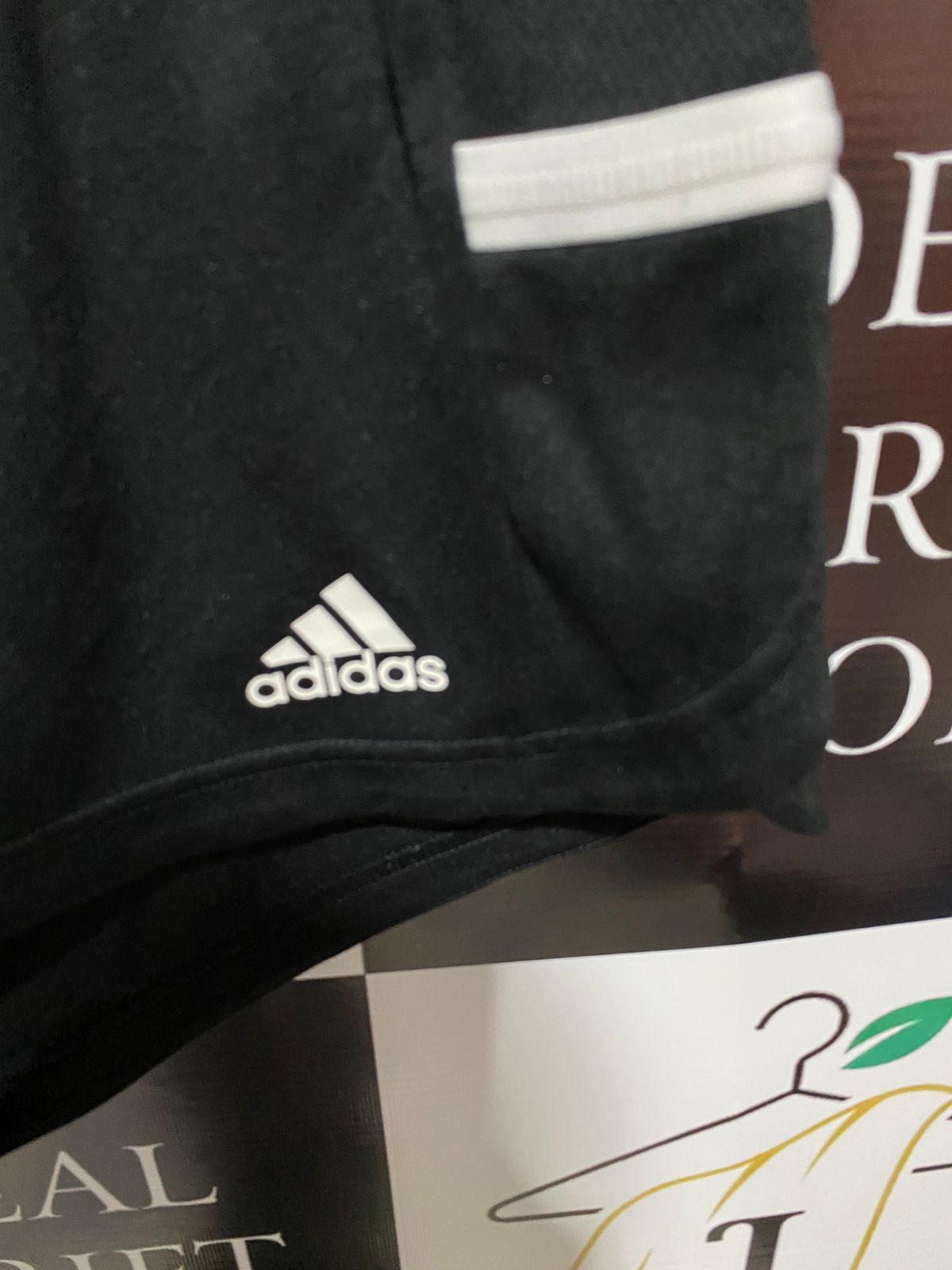 ADIDAS|L|WAIST 30| TEAM 19 RUNNING SPLIT SHORTS