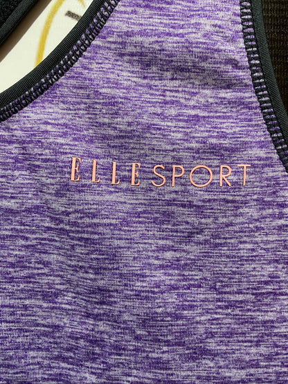 ELLE SPORT|M|BUST 17|Free Sport" Purple Athletic Tank Top