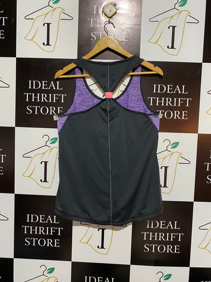 ELLE SPORT|M|BUST 17|Free Sport" Purple Athletic Tank Top