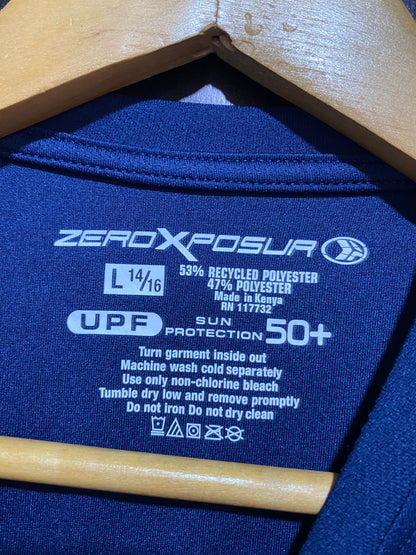 ZARO XPOSUR|L|BUST 17|Blue VW Catch The Waves T-Shirt