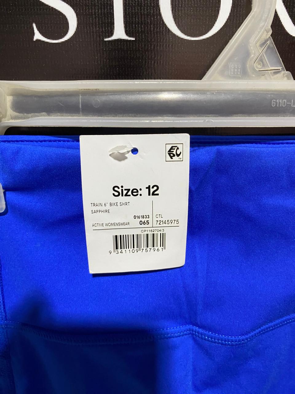 ANKO ACTIVE|M|WAIST 26|Girls' Pocket Bike Shorts in Blue