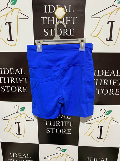 ANKO ACTIVE|M|WAIST 26|Girls' Pocket Bike Shorts in Blue