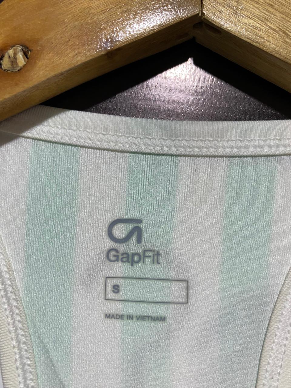 GAPFIT|S|BUST 15|Printed Racerback Tank Top