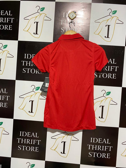 NEW BALANCE|XS|BUST 15| WOMEN'S PERFORMANCE TECH POLO SHIRT