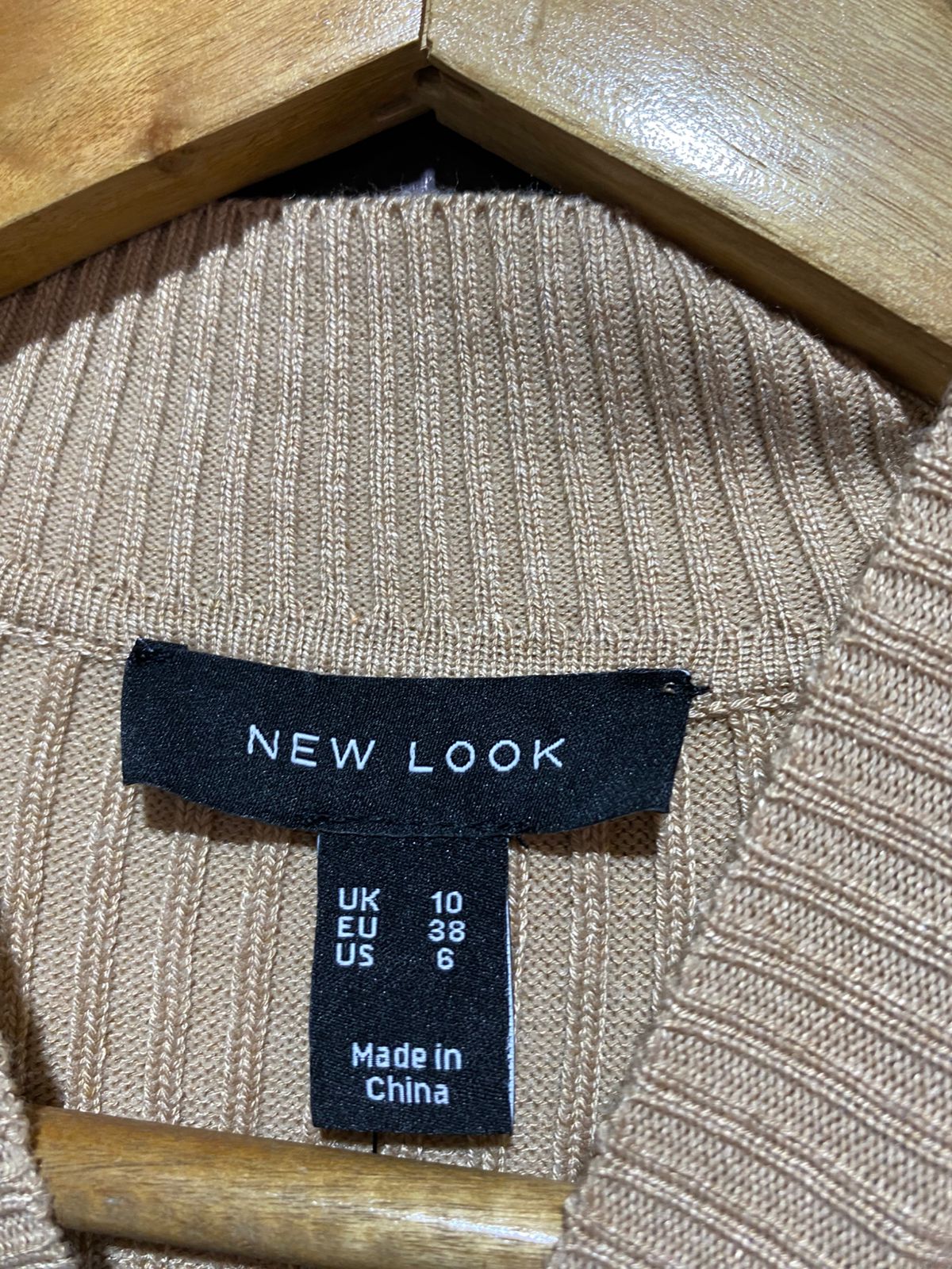 VISCOSE FIBRES |M|BUST 14|Rib-knit turtleneck dress