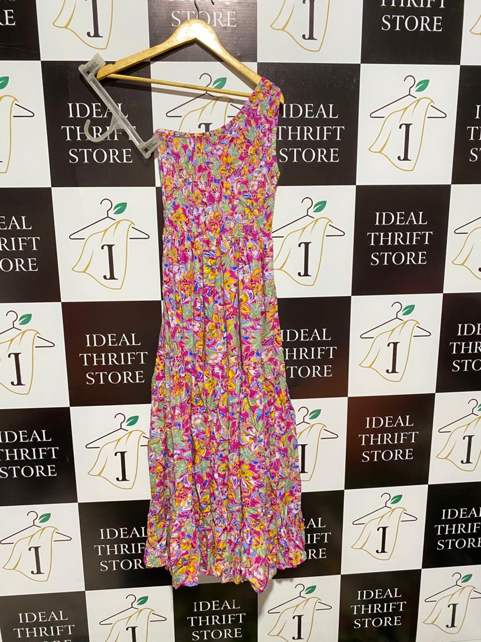 ELF |M|BUST 12|Cassandra One Shoulder Maxi Dress