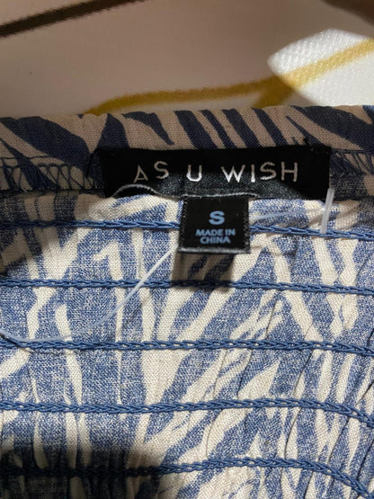 AS U WISH|S|BUST 15| Juniors' Lily Rose Squareneck Molded Cup Side Slit Midi Dress