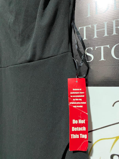 CITY TRIANGLES|S/M|BUST 15|Jersey Dress with Ruching and Full Back