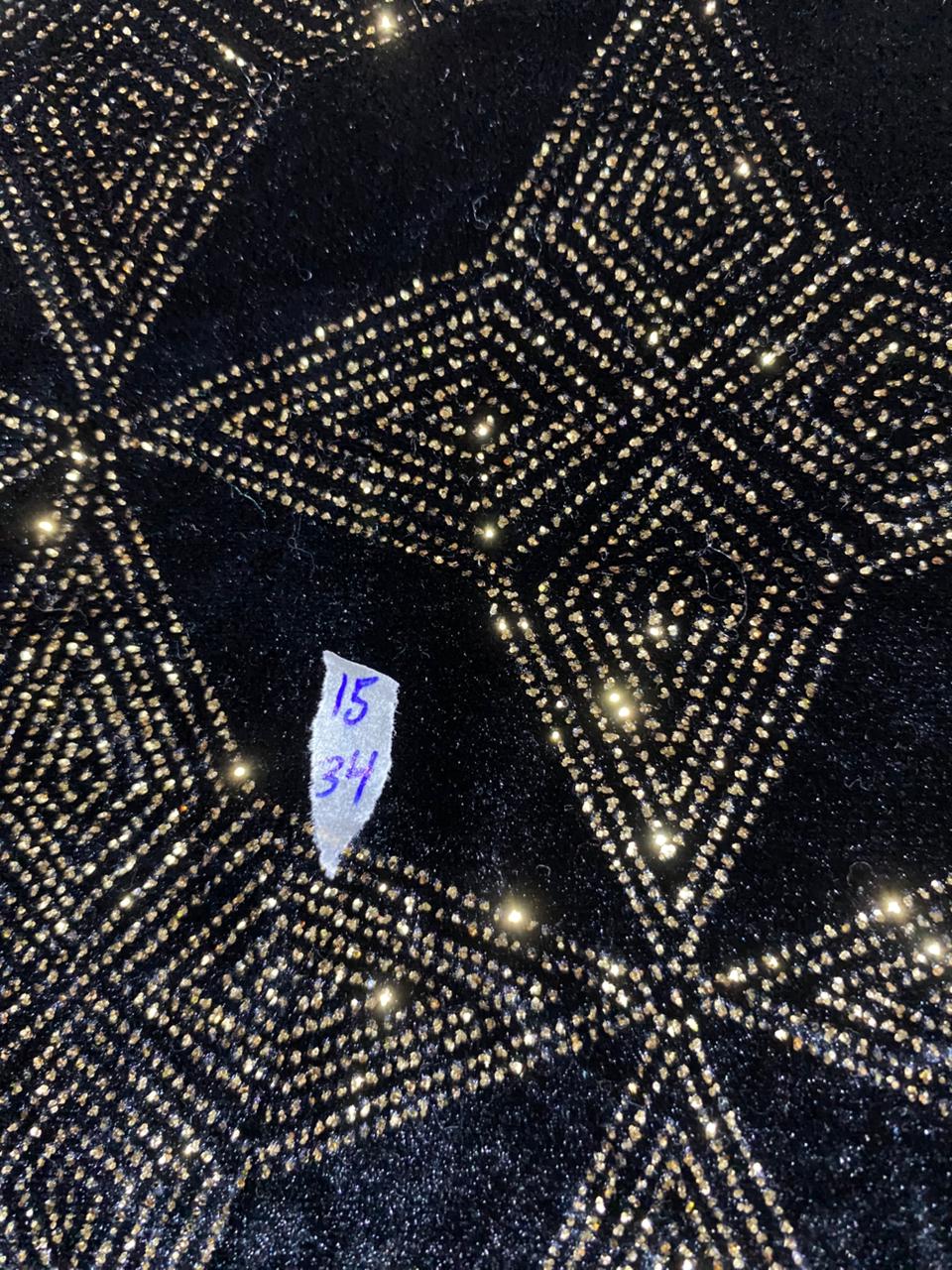 TOP SHOP |S|BUST 15|Star Glitter Black Gold Glitter Bodycon Dress