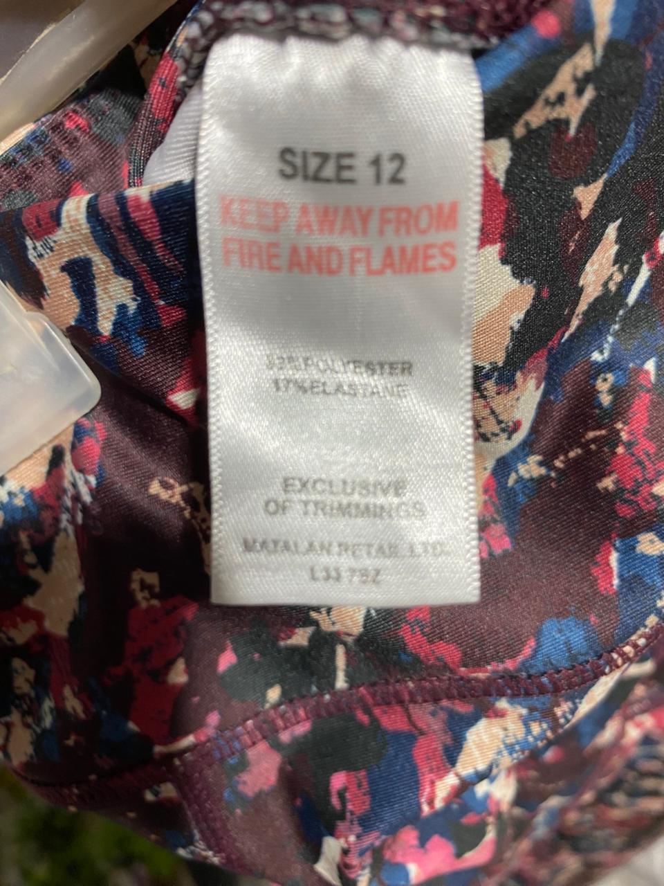 Matalan Girls Soulouxe Printed Activewear Leggings|M|WAIST 28