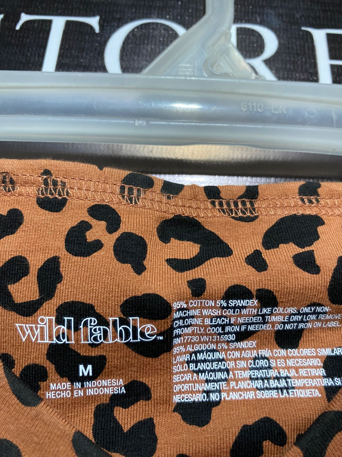 WILD FABLE |M|WAIST 28| Brown/Tan Leopard Print Legging