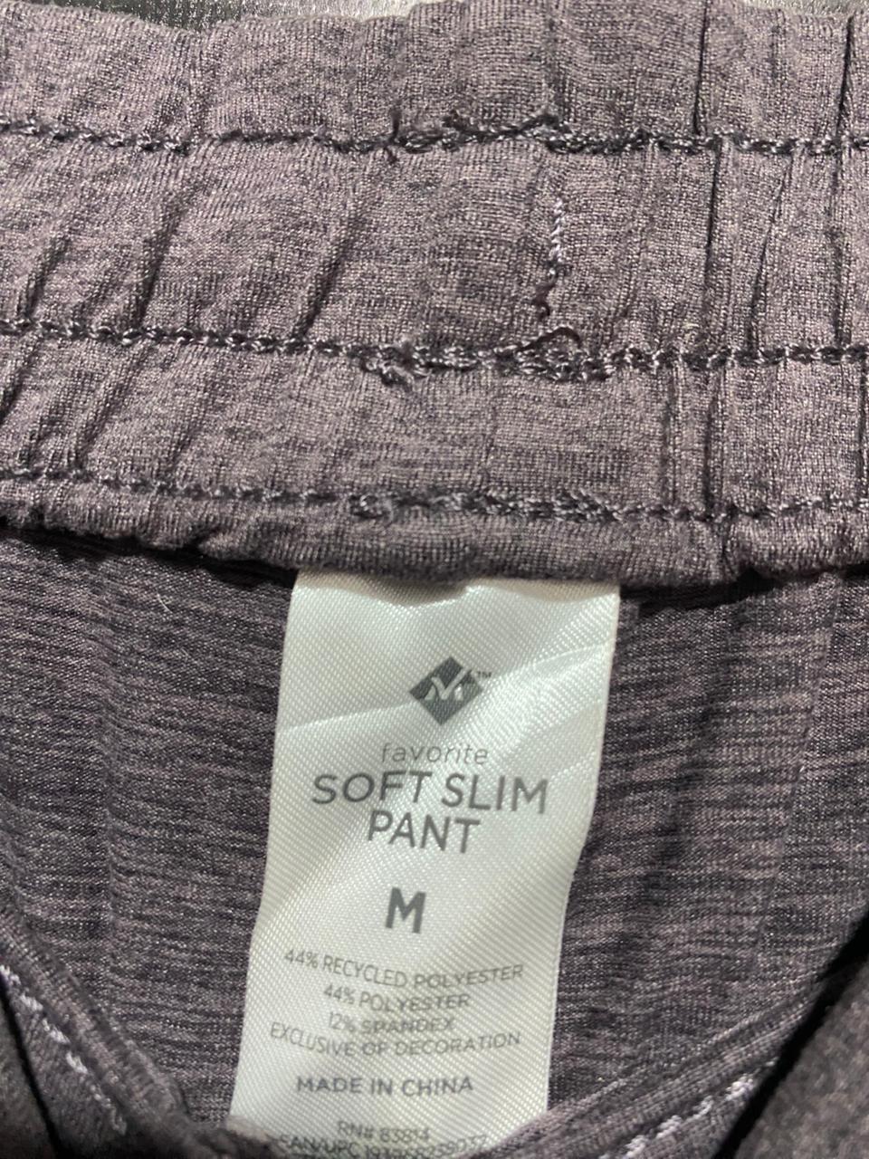 FAVORTIE SOFT SLIM PANT |M|WAIST 30|RELAXED JOGGERS SMOKED PEARL