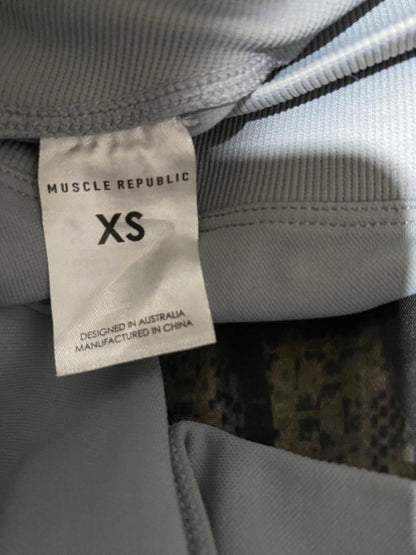 MUSCLE REPUBLIC|XS|WAIST 20|WOMEN'S HIGH-WAISTED SEAMLESS ATHLETIC PERFORMANCE LEGGINGS