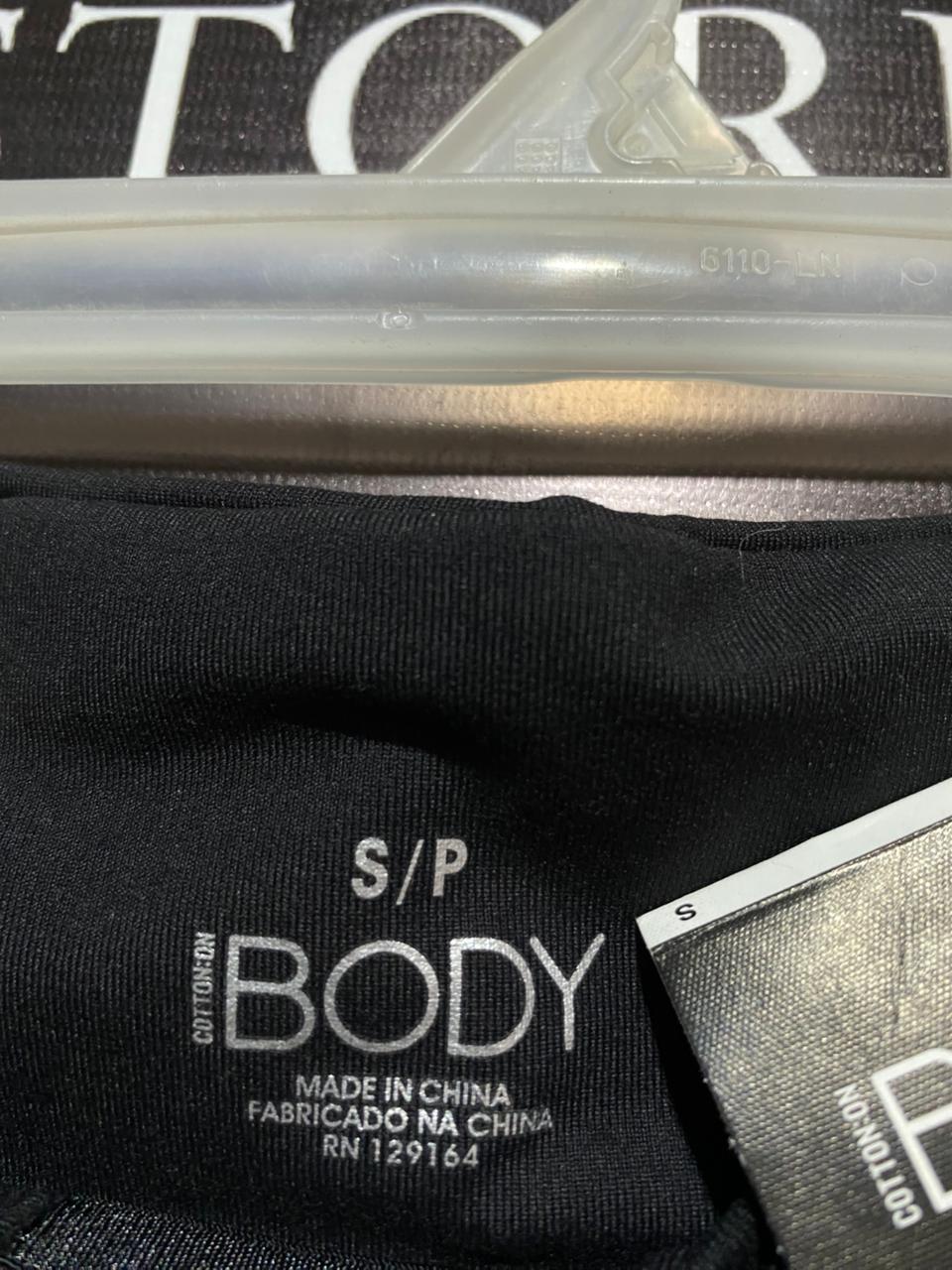 COTTON ON |S|WAIST 24|WOMEN'S BLACK HIGH-WAISTED ATHLETIC LEGGINGS