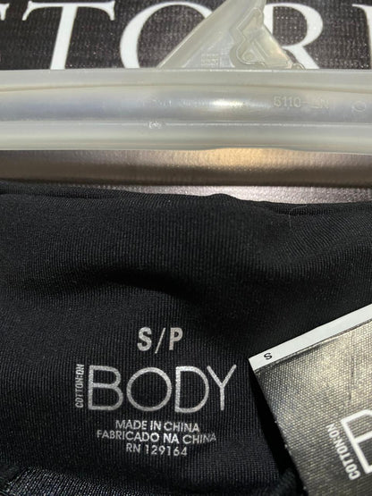 COTTON ON |S|WAIST 24|WOMEN'S BLACK HIGH-WAISTED ATHLETIC LEGGINGS