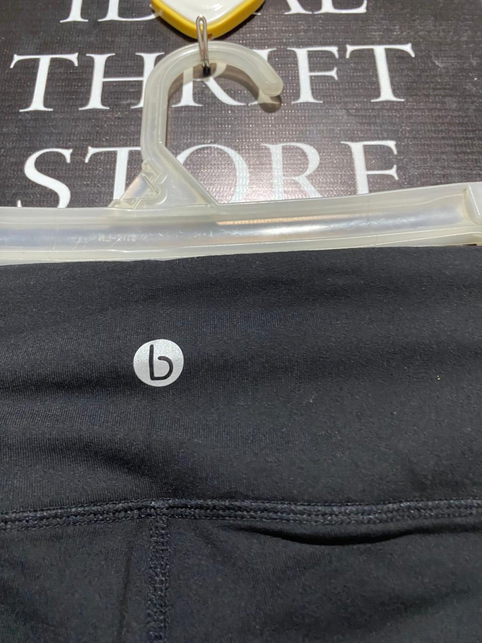 COTTON ON |S|WAIST 24|WOMEN'S BLACK HIGH-WAISTED ATHLETIC LEGGINGS