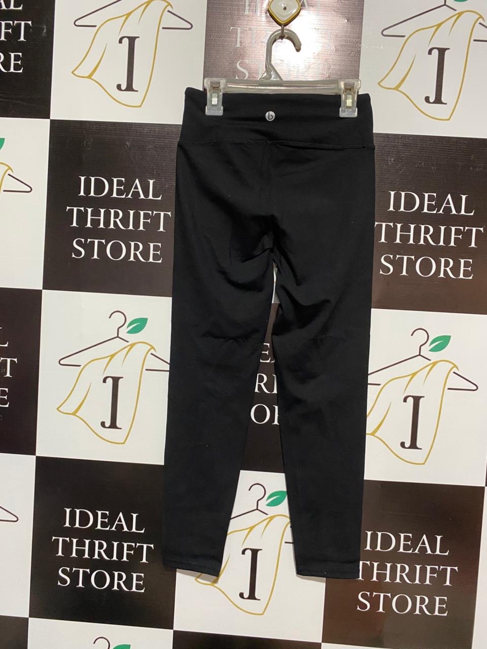 COTTON ON |S|WAIST 24|WOMEN'S BLACK HIGH-WAISTED ATHLETIC LEGGINGS