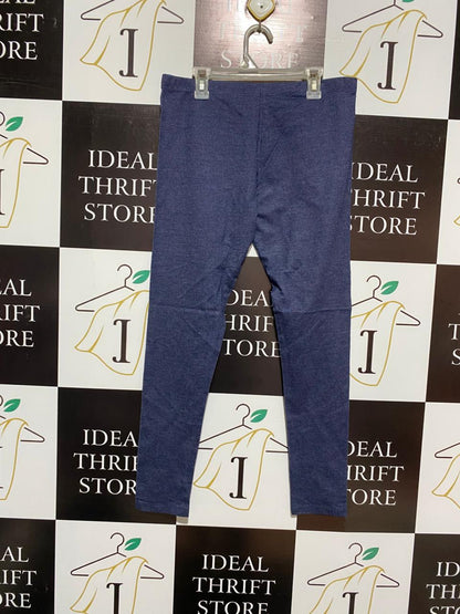 WONDER NATION |XL/XXL|WAIST 30| WOMEN'S NAVY BLUE HEATHERED PERFORMANCE LEGGINGS